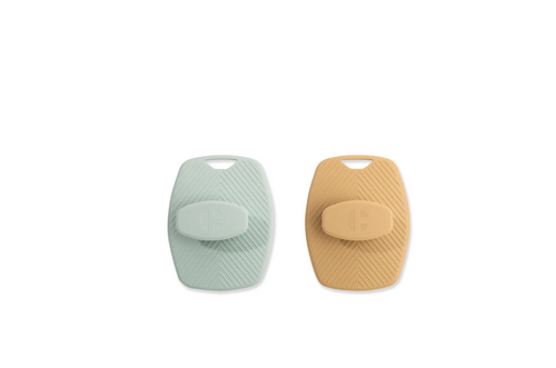 Body Scrubber Duo (Beige & Sage Green)
